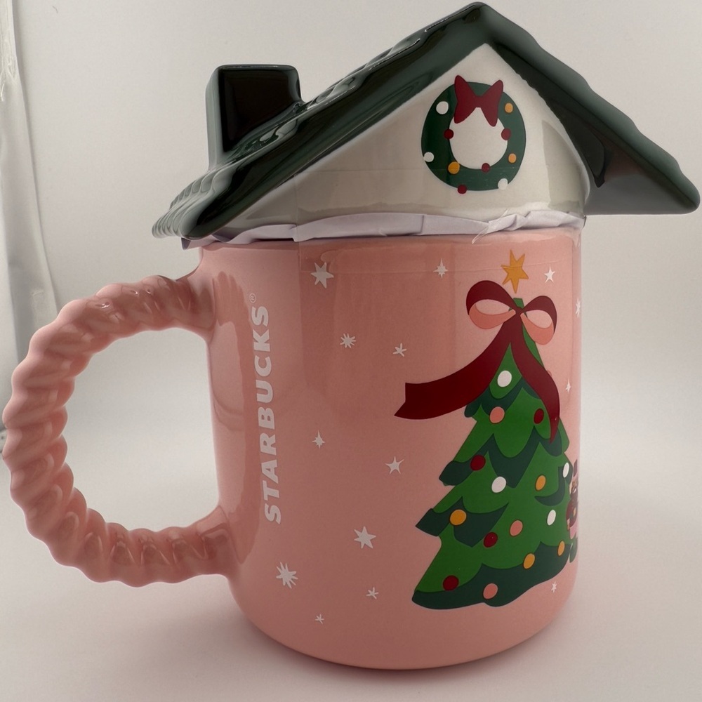 Starbucks 2025 Holiday Gingerbread House Mug. - Picture 4 of 9